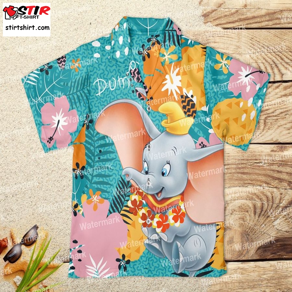 Dumbo Seven Dwarfs Mickey Mouse Stitch Aloha Outfit Donald Duck Hawaii Shirt   Outfit