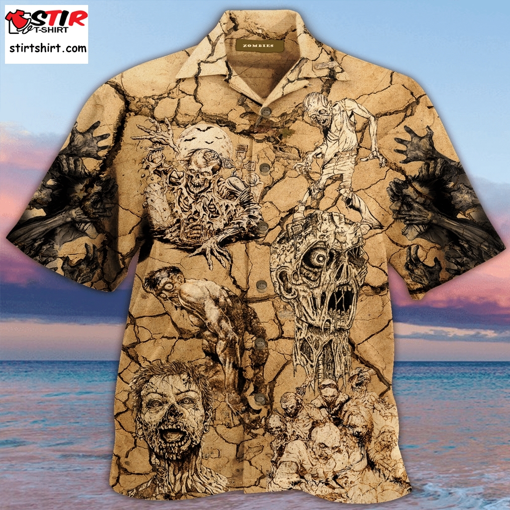 Eddora Amazing Zombies Hawaiian Shirt   Td516  Zombie 