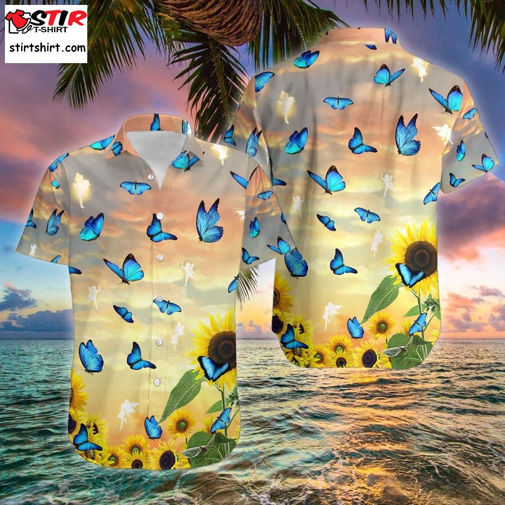 Eddora Butterfly Angels   Hawaiian Shirts   Lv179
