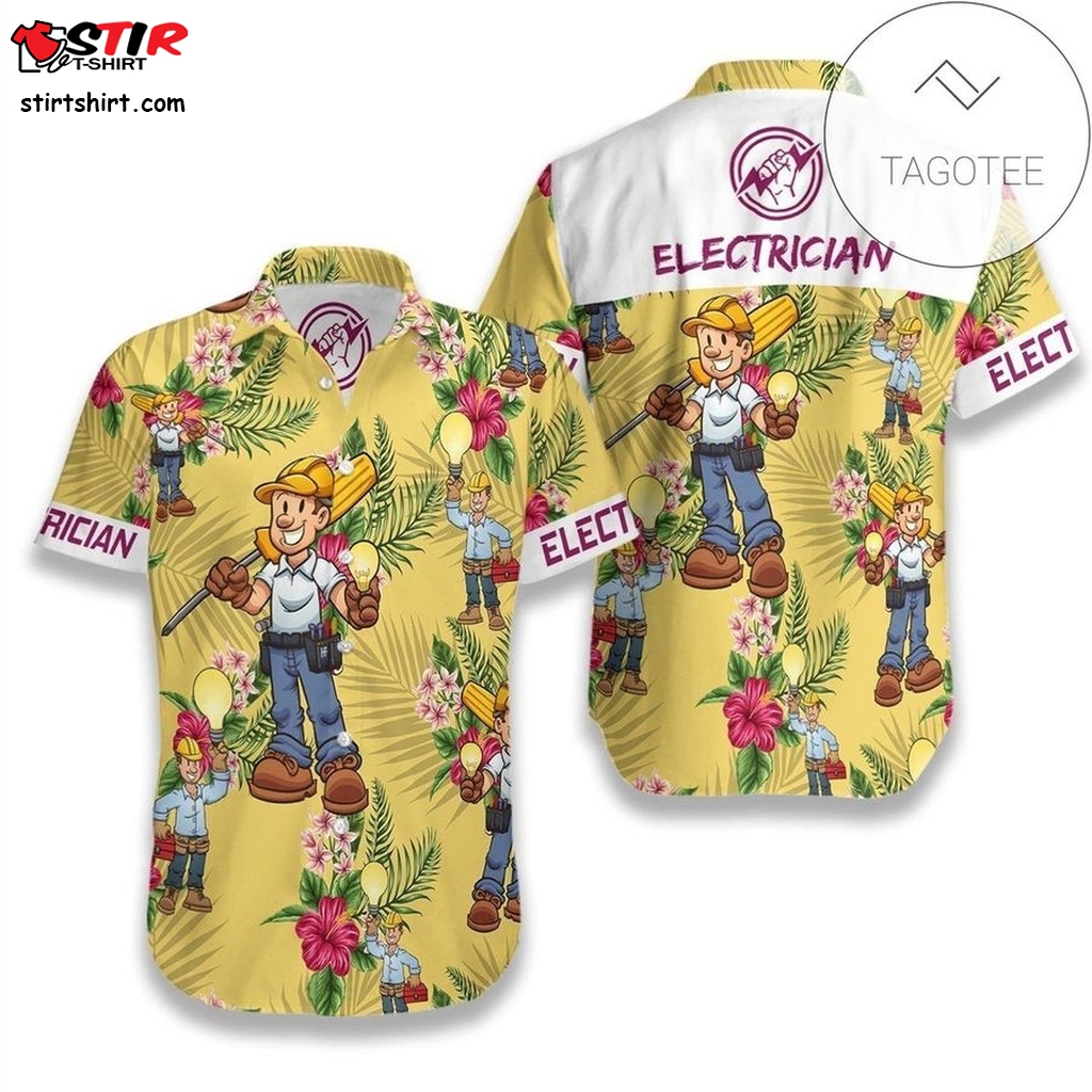 Electrician Ez15 1708 Authentic Hawaiian Shirt 2023  Chunks 