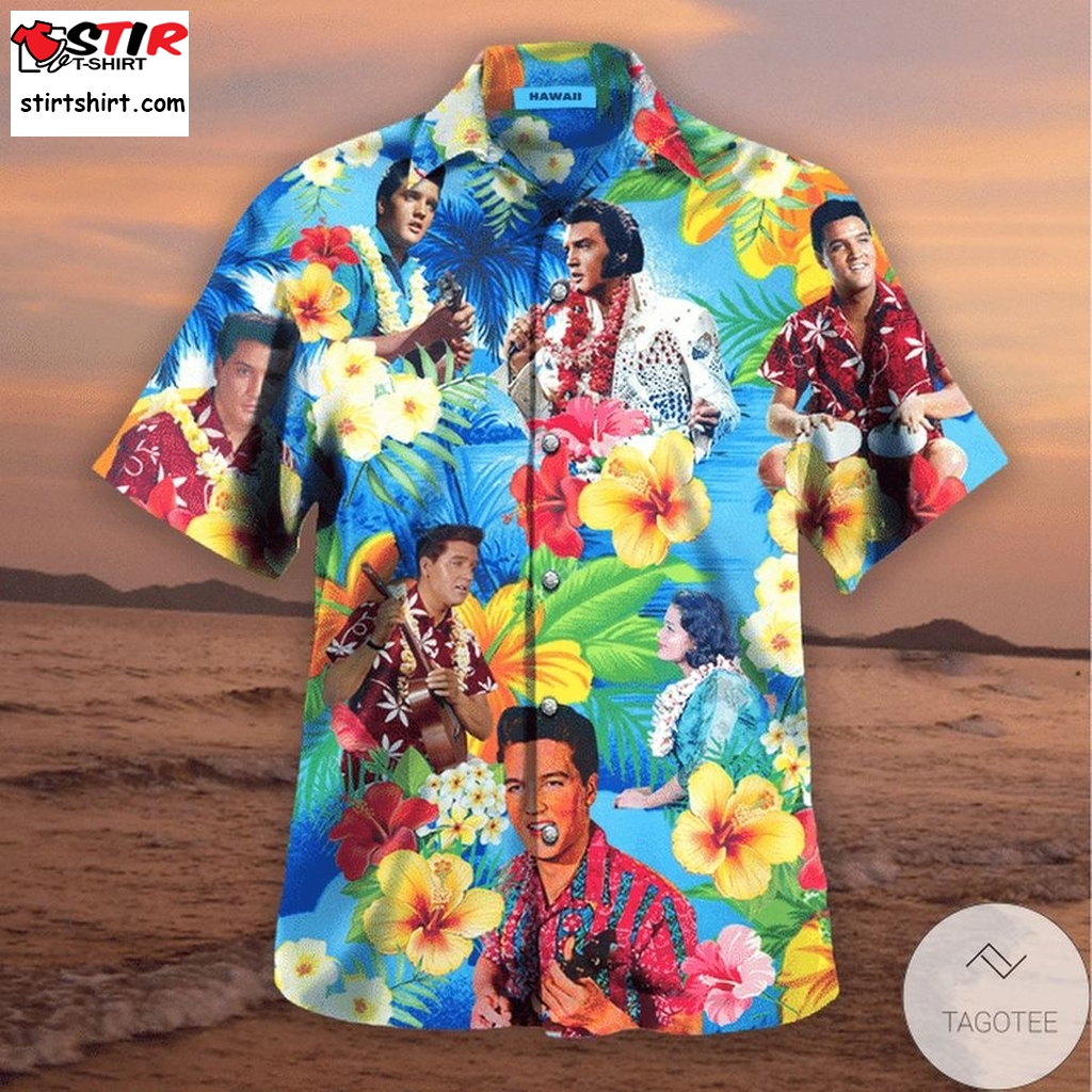 Elvis Presley Blue Hawaiian Shirt  Elvis 