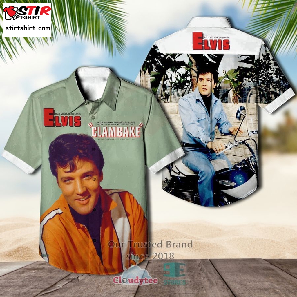 Elvis Presley Clambake Hawaiian Casual Shirt    Elvis 