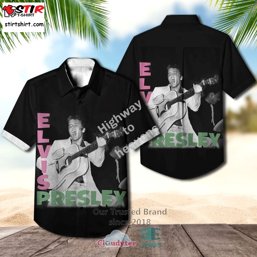 Elvis Presley Epcs Casual Hawaiian Shirt    Elvis 