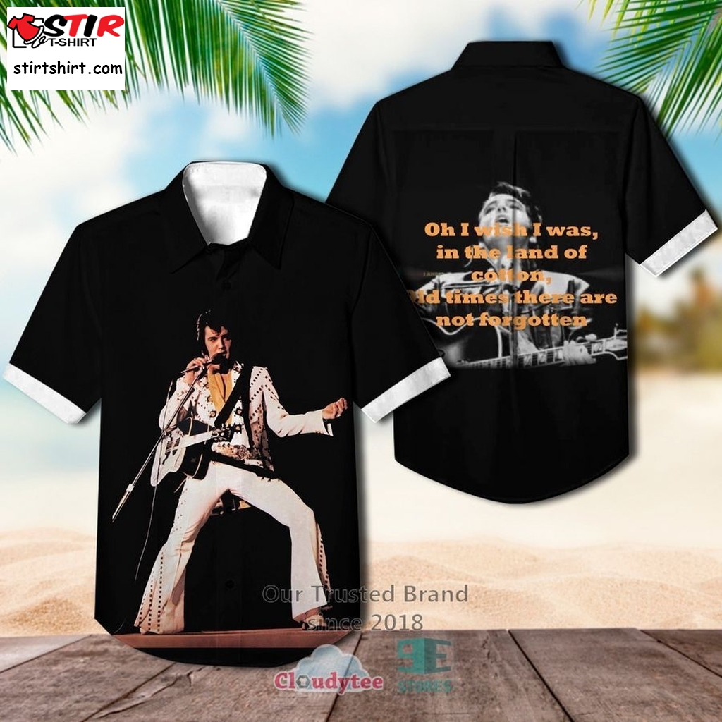 Elvis Presley Oh I Wish I Was Hawaiian Casual Shirt    Elvis s