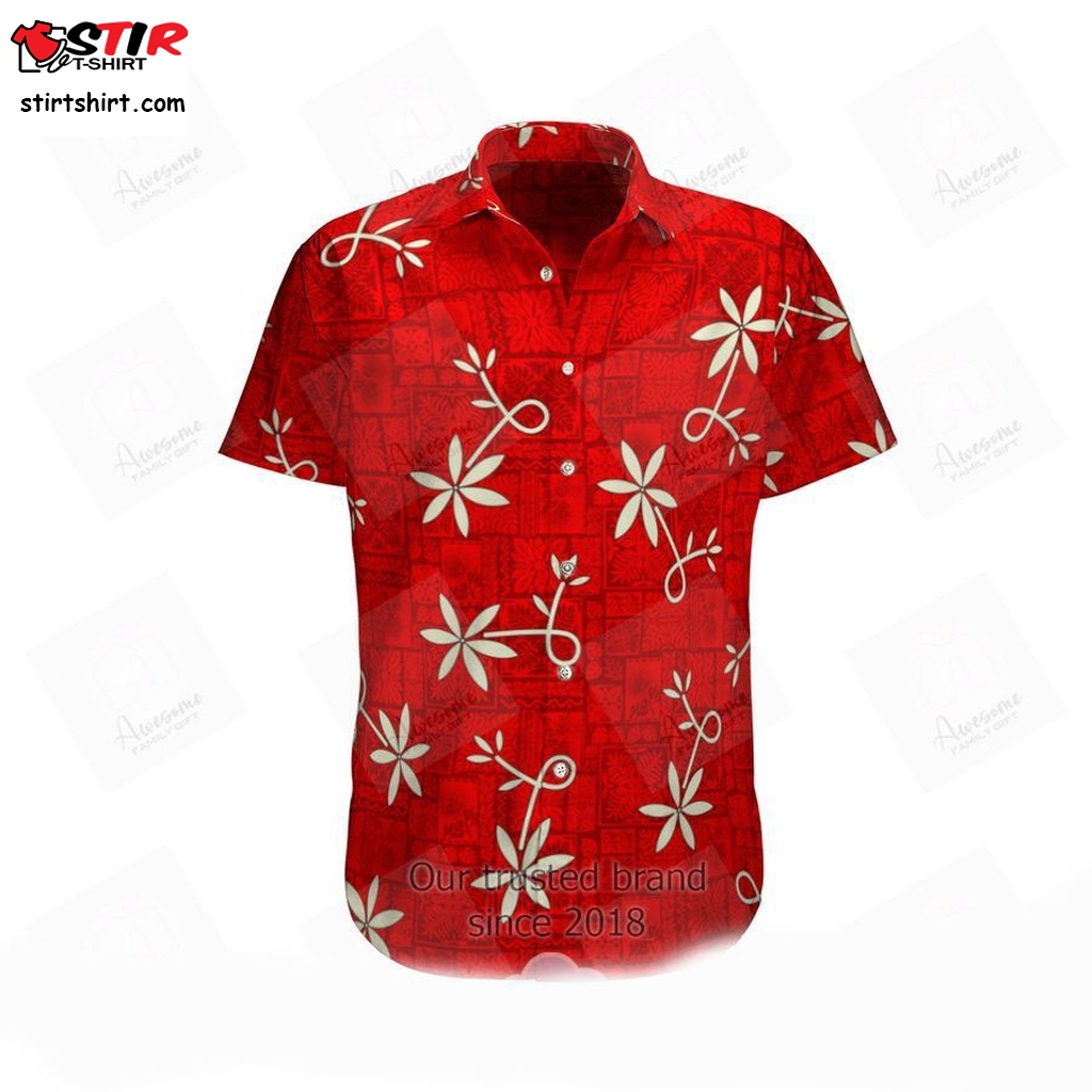 Elvis Presley Red Hawaiian Shirt, Short    Elvis s