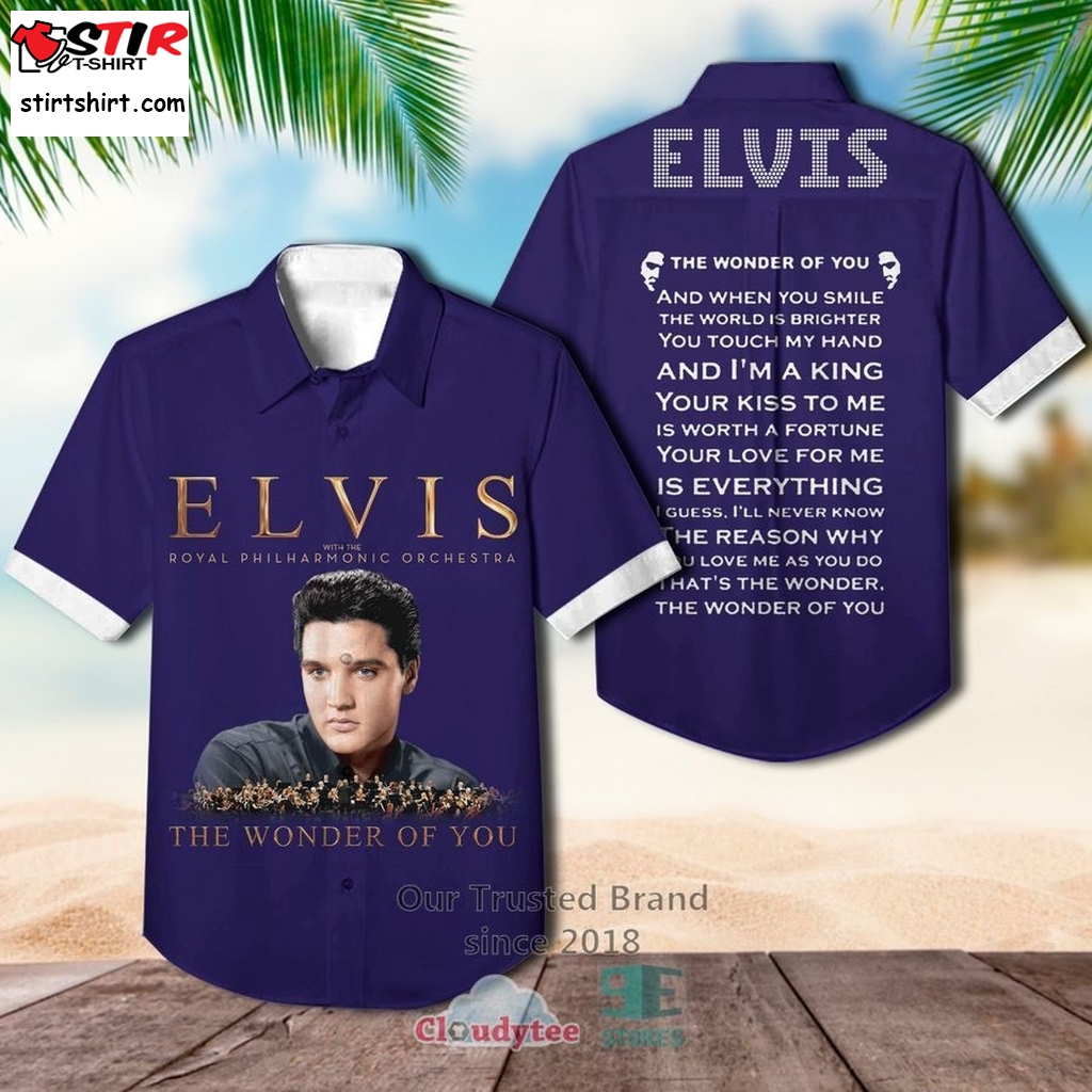 Elvis Presley Royal Philharmonic Orchestra Hawaiian Casual Shirt    Elvis s