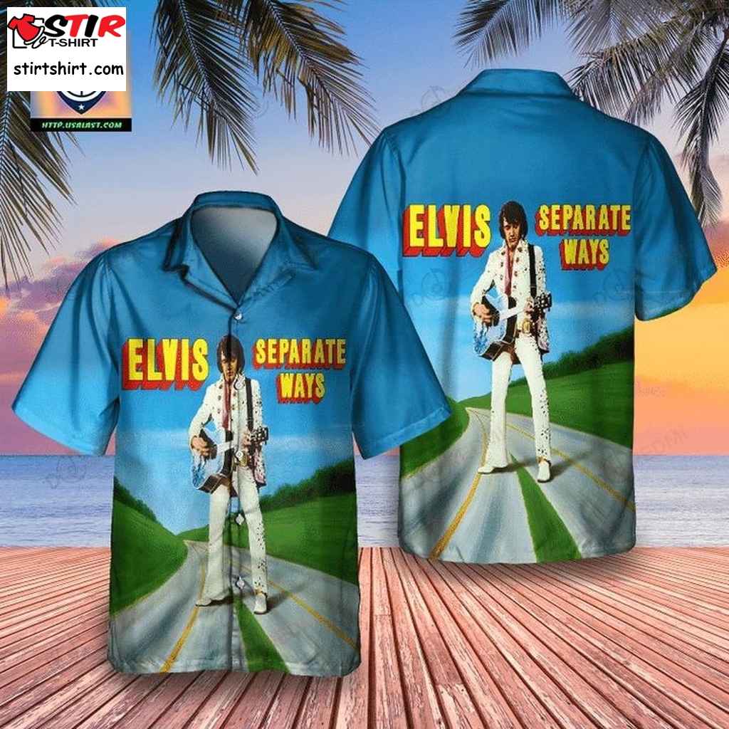 Elvis Presley Separate Ways 1973 Hawaiian Shirt  Elvis s