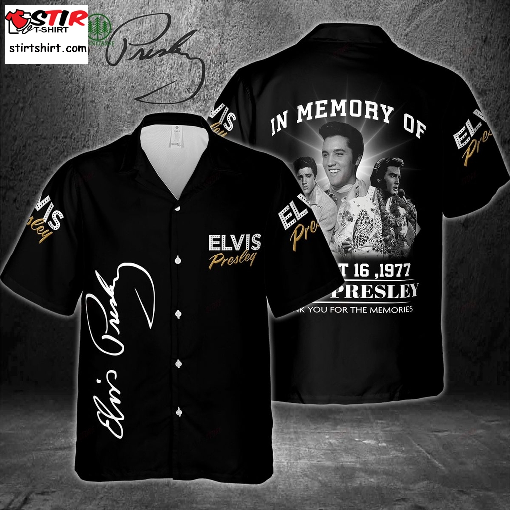 Elvis Presley Thank You For The Memories 1977 Hawaiian Shirt  Elvis s