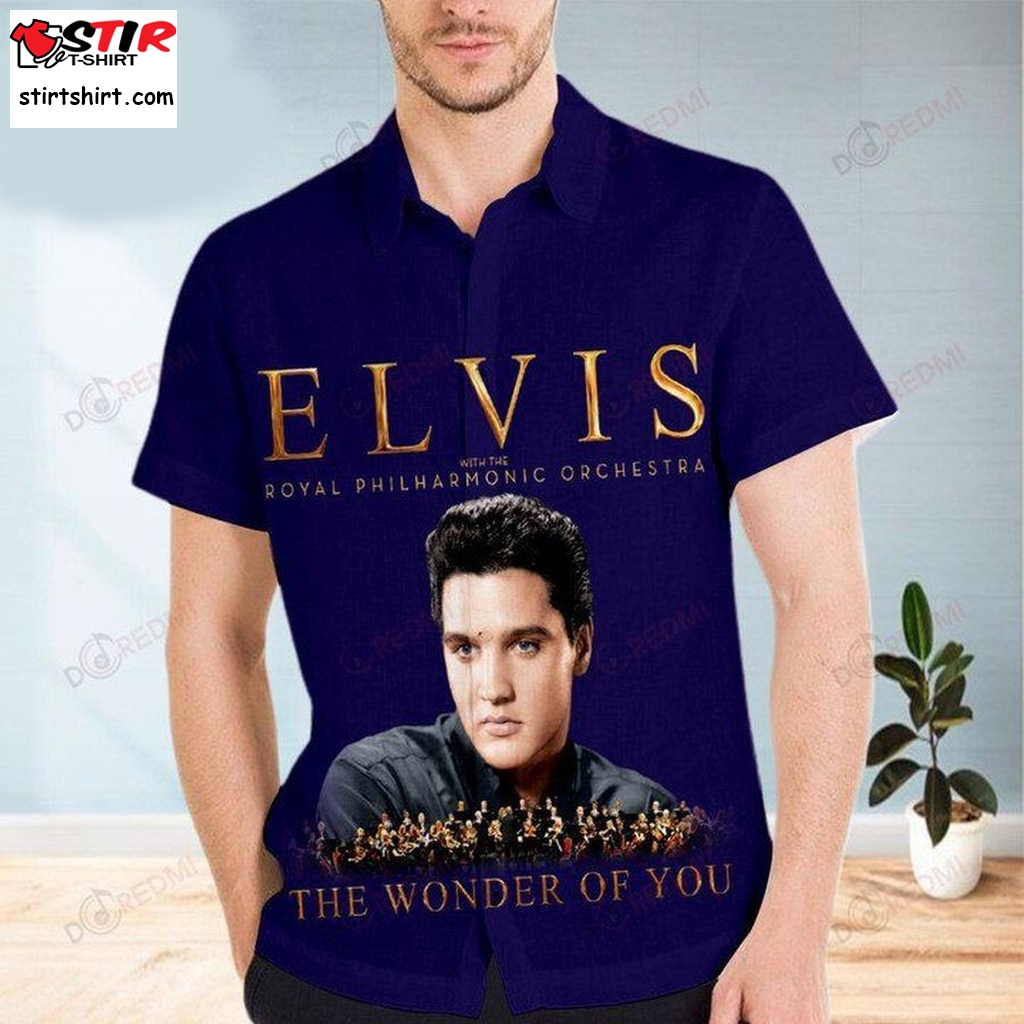 Elvis With The Royal Philharmonic Orchestra Hawaiian Shirt  Elvis s