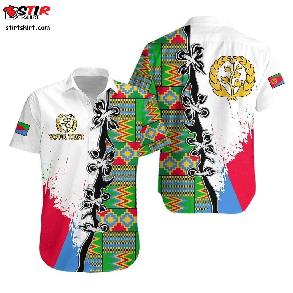 Eritrea Special Knot Hawaiian Shirt African Pattern Version White Lt13_1   Kingpin