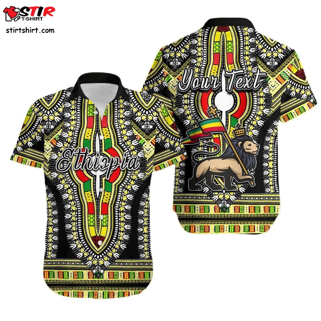 Ethiopia Hawaiian Shirt Dashiki Black Style Lt6_1   Kingpin