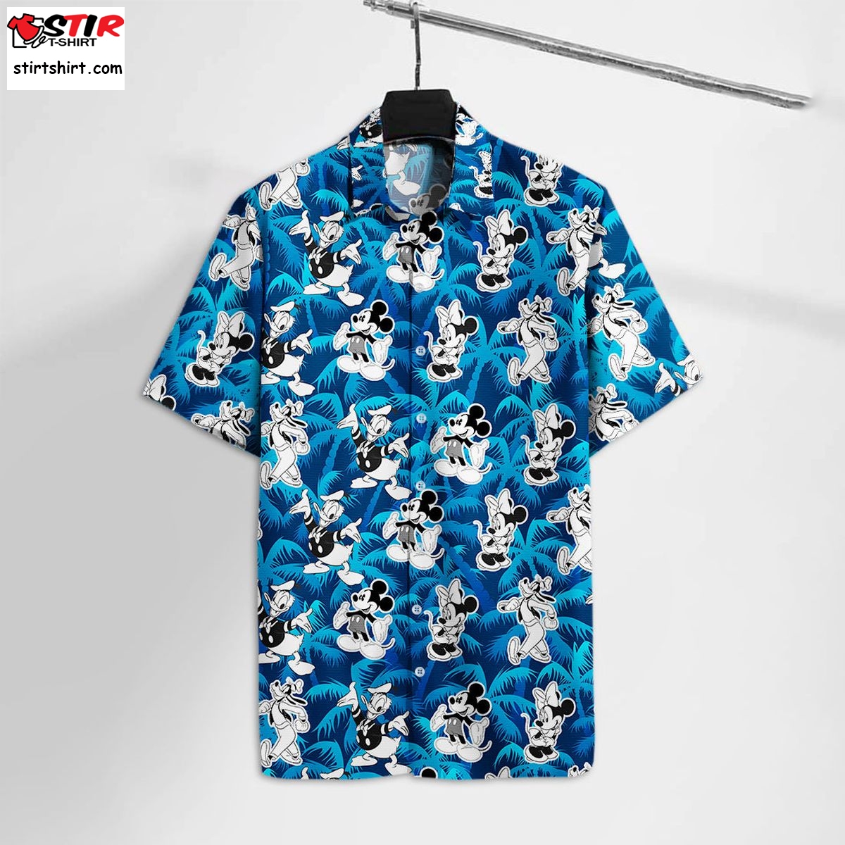 Fantastic Disney Hawaiian Shirt Mickey Mouse Hawaiian Shirt Mickey And Friends Aloha Shirt Blue  Disney s