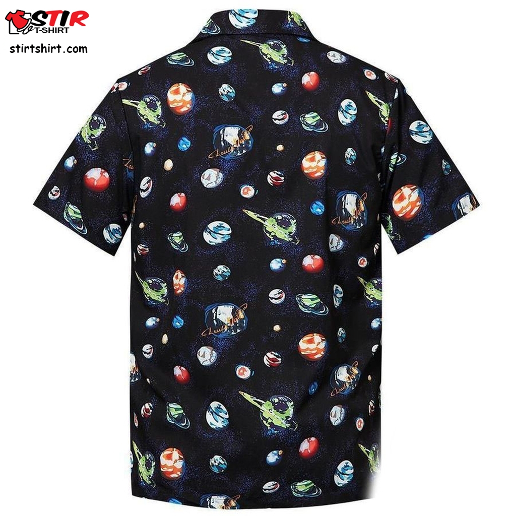 Find Mens Authentic Hawaiian Shirt 2023 Planet Letter  Mens s