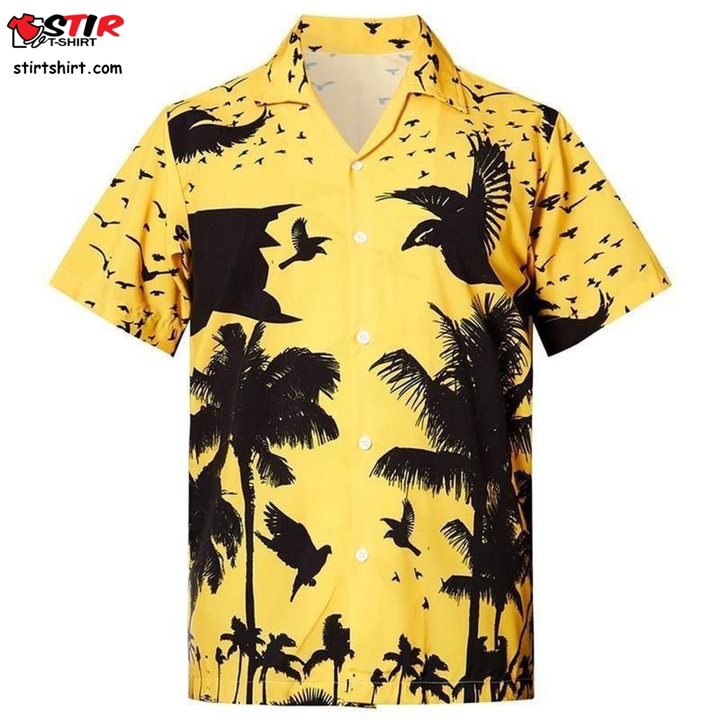 Find Mens Authentic Hawaiian Shirt 2023S Crow  Mens s