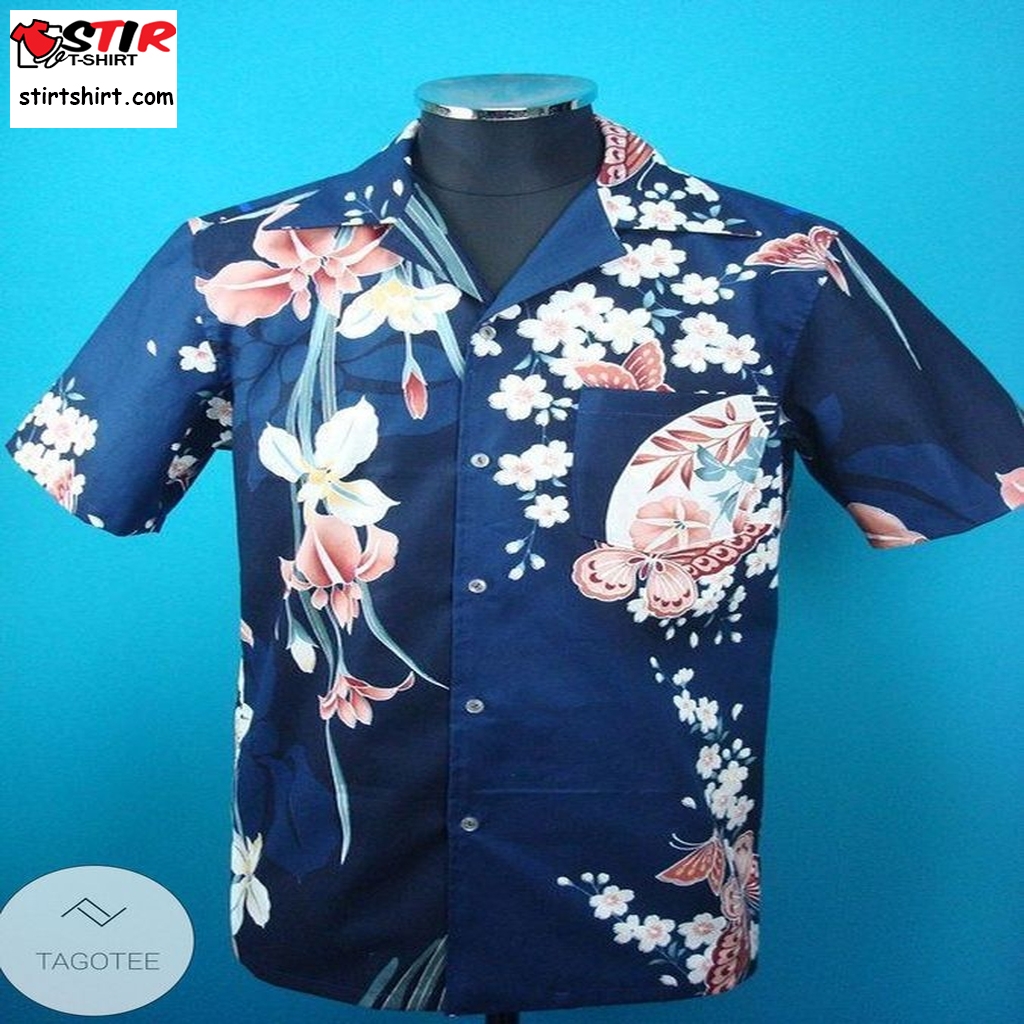Floral Japanese Art Hawaiian Shirt