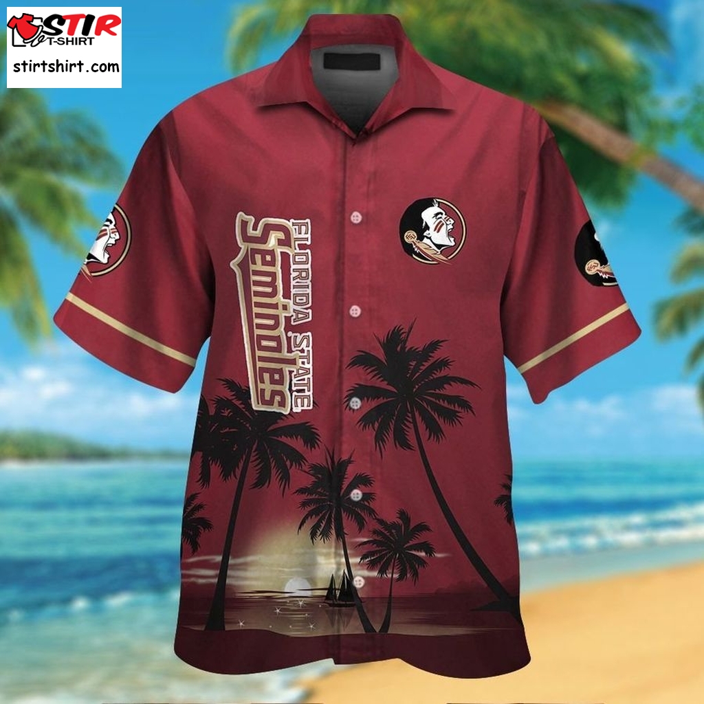 Florida State Seminoles Short Sleeve Button Up Tropical Aloha Hawaiian Shirts For Men Women  Florida Gators 