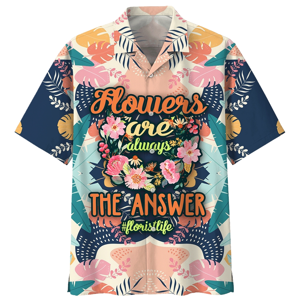Florist Blue Amazing Design Unisex Hawaiian Shirt For Men And Women  Hawaiian T Shirt Design