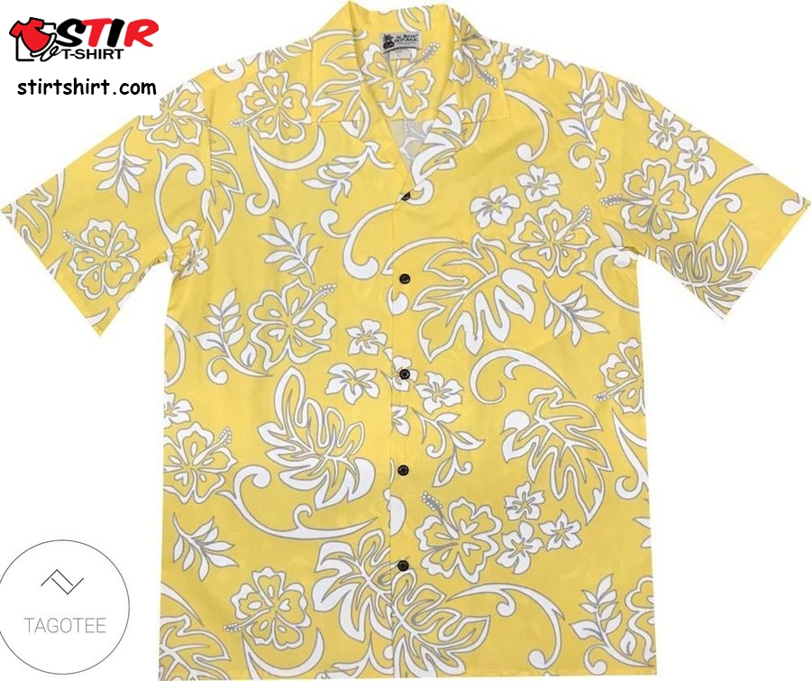 Flowers Power Hawaiian Shirt For Men  Ken Jennings Leno 