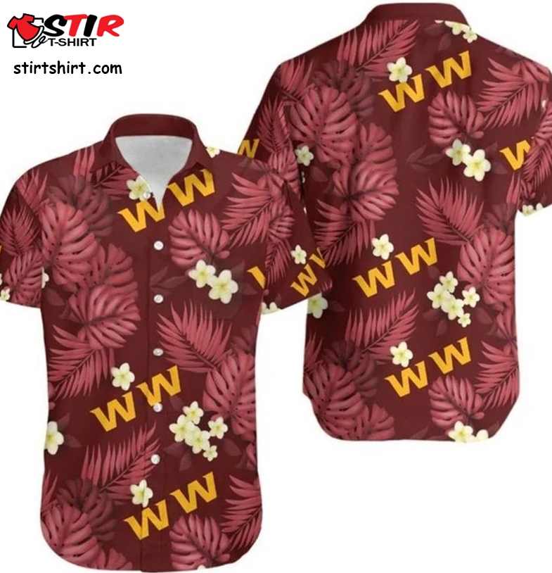 Footabll Washington Football Team Hawaiian Shirt