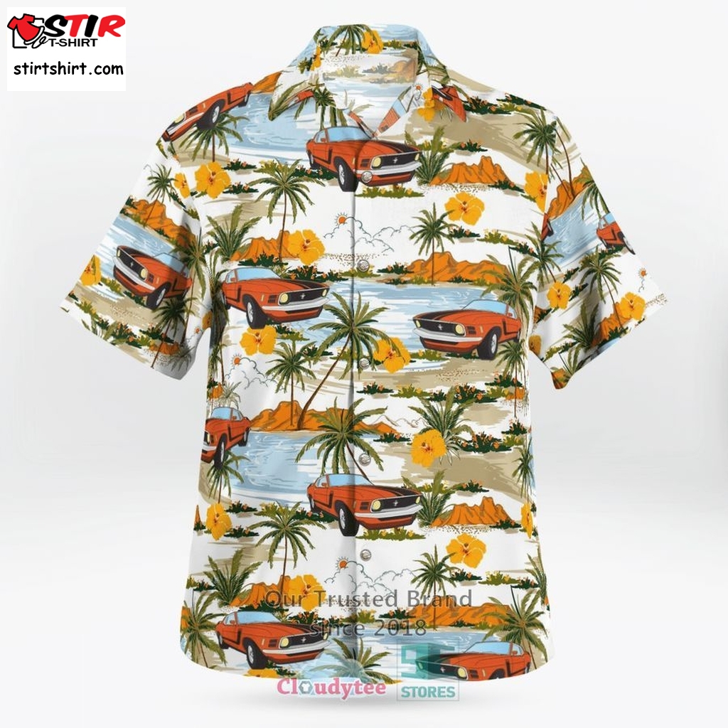 Ford Mustang Palm Tree Hawaiian Shirt, Shorts  Nintendo 