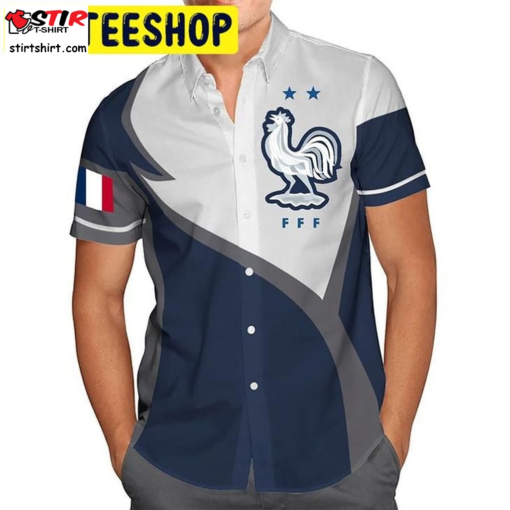 France Football Hawaiian Shirt  Fr 