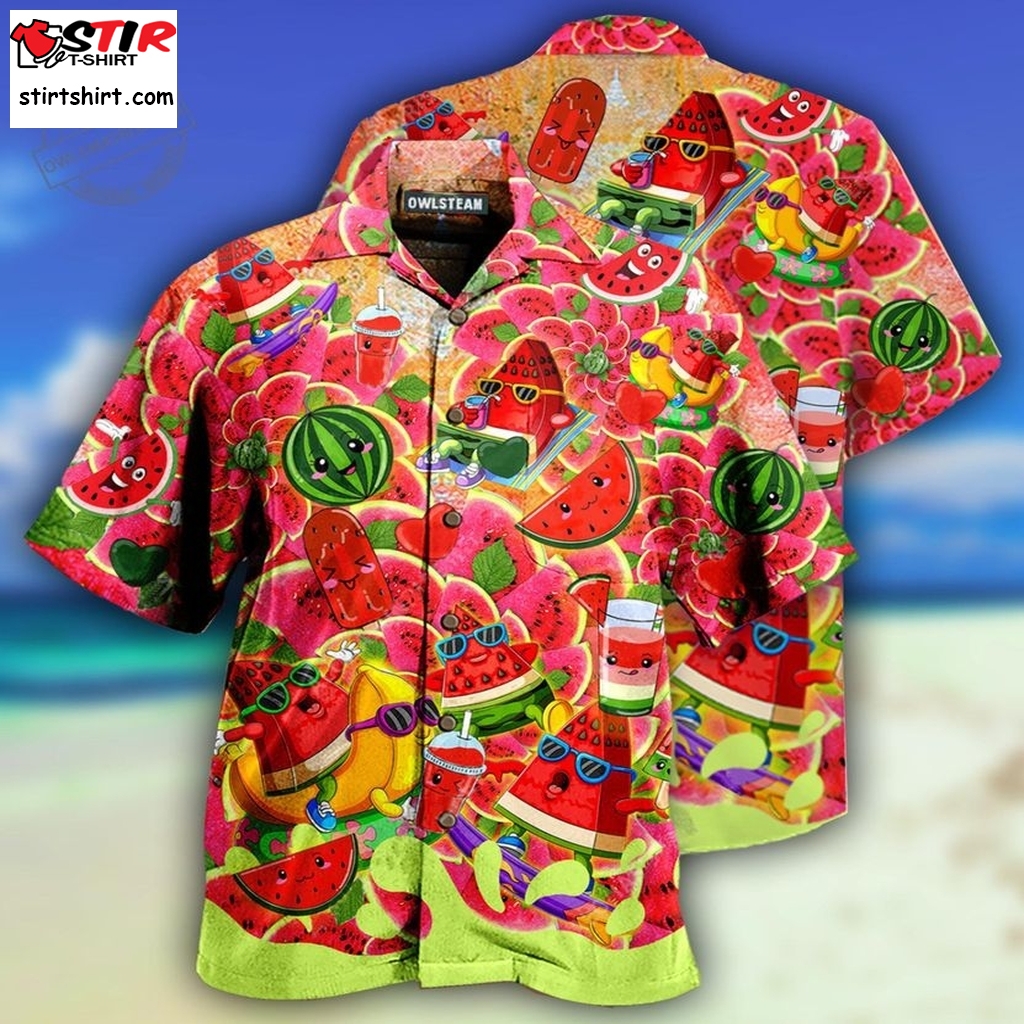 Fruit Be As Cool As Watermelon Limited  Hawaiian Shirt  Cool s