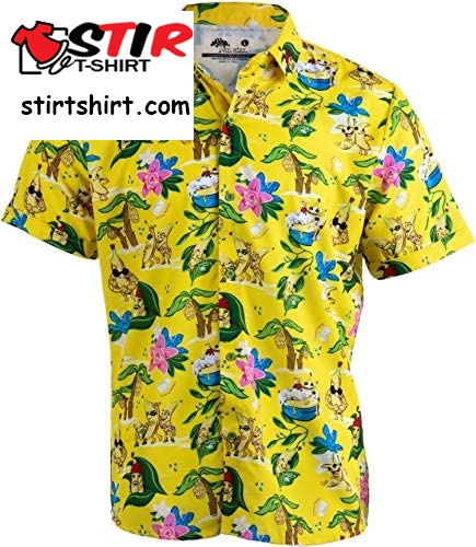 Funny Cool Hawaiian Button Down Polo Golf Party Shirt For Men  Golf s