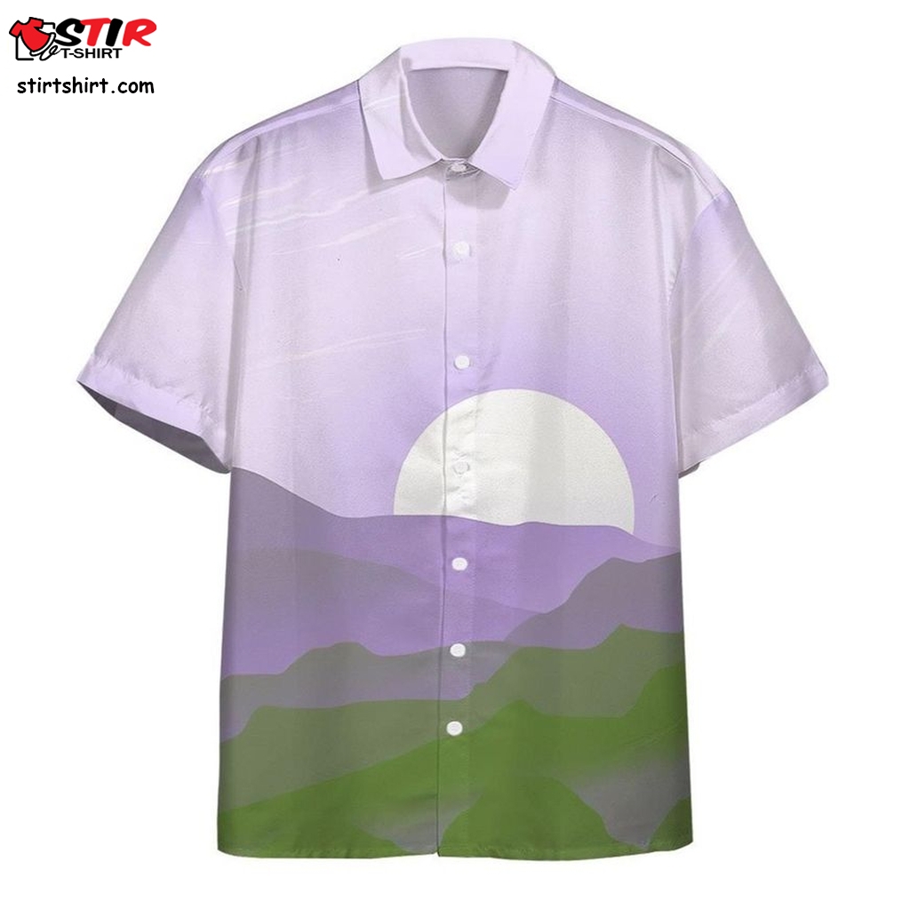 Genderqueer Pride Sunrise Custom Hawaii Shirt  Naturdays 