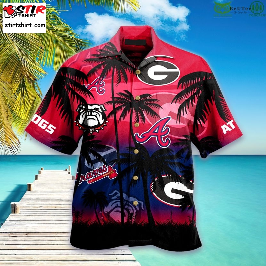 Georgia Bulldogs And Atlanta Braves Hawaiian Shirt