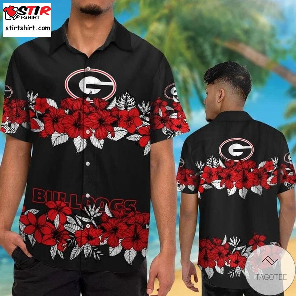 Georgia Bulldogs Hawaiian Shirt  Georgia 