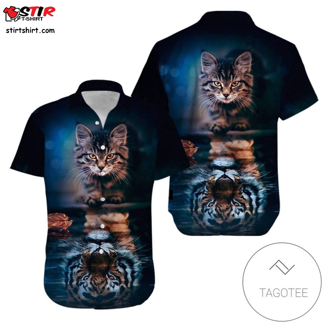 Get Now Cat Cute Tiger Aloha Authentic Hawaiian Shirt 2023S Gift For Cat Lover V   Outfit Women's
