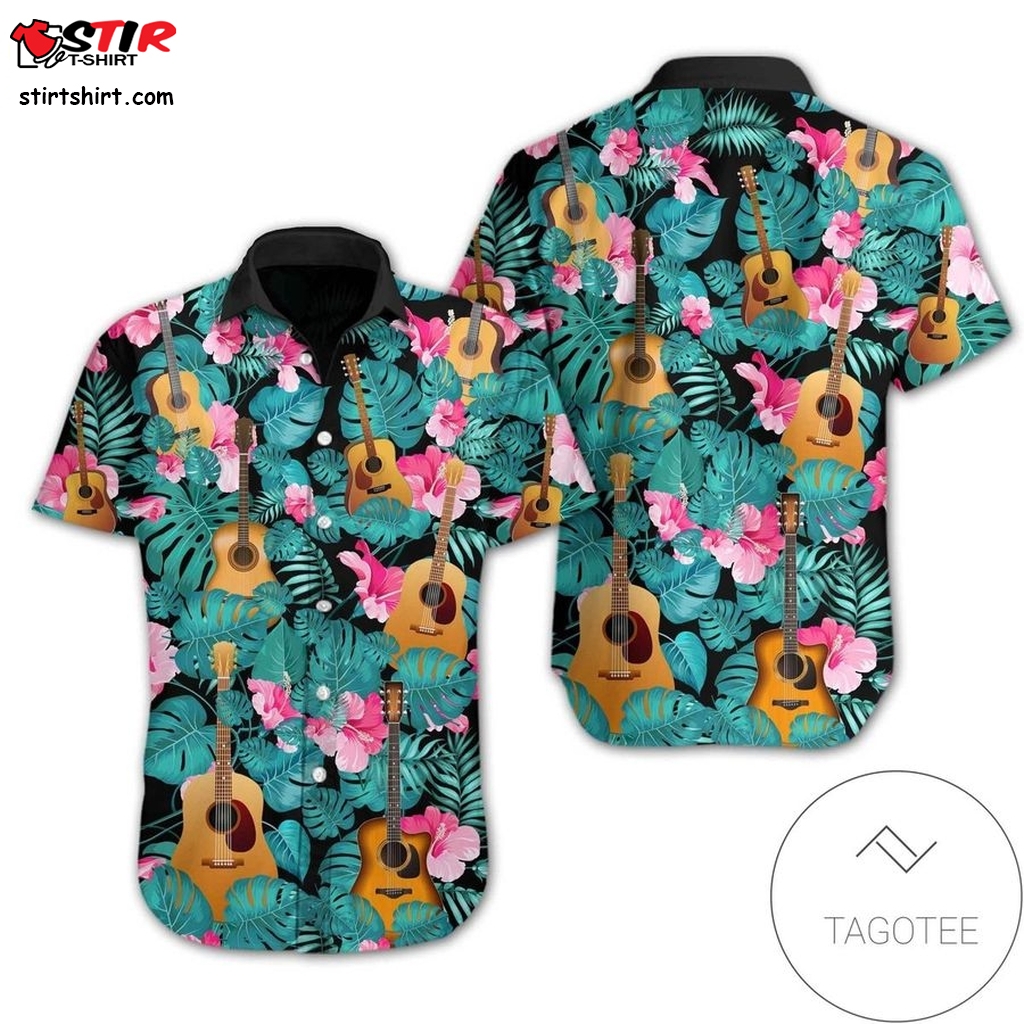 Get Now Hawaiian Aloha Shirts Guitar Tropical V   Outfit Women's