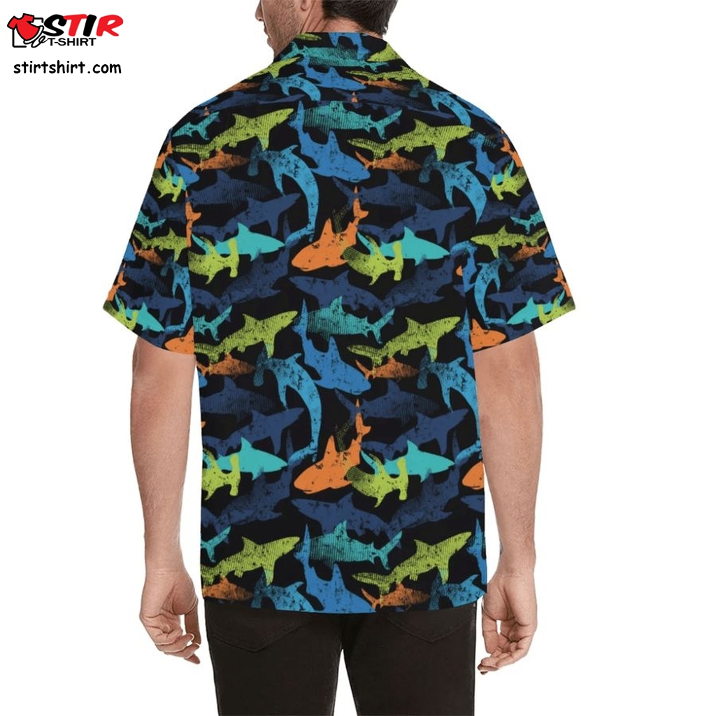 Get Now Shark Summer Vibe Tropical Hawaiian Aloha Shirts   Aloha Shirt Vs 