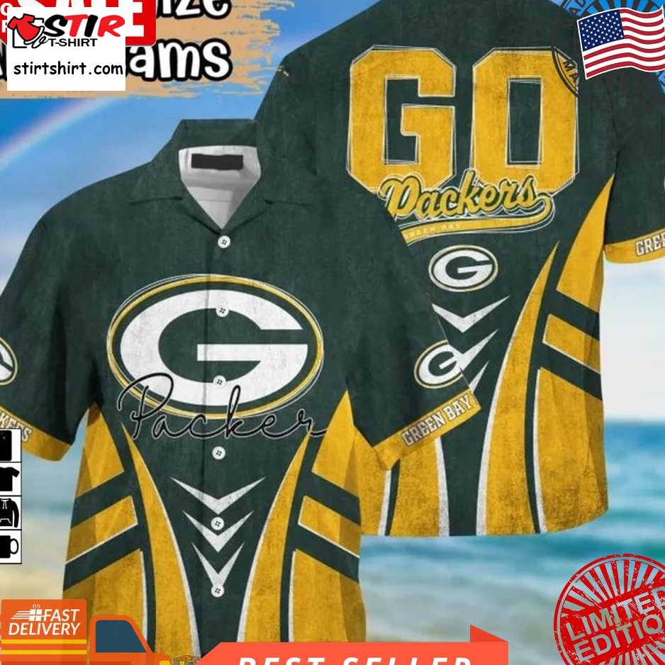 Go Green Bay Packers Nfl Hawaiian Shirt  Saleoff