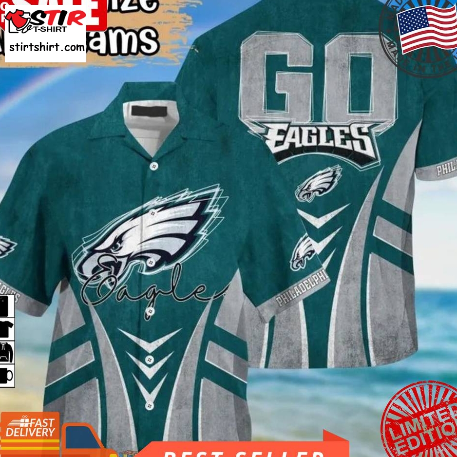 Go Philadelphia Eagles Nfl Hawaiian Shirt  Saleoff