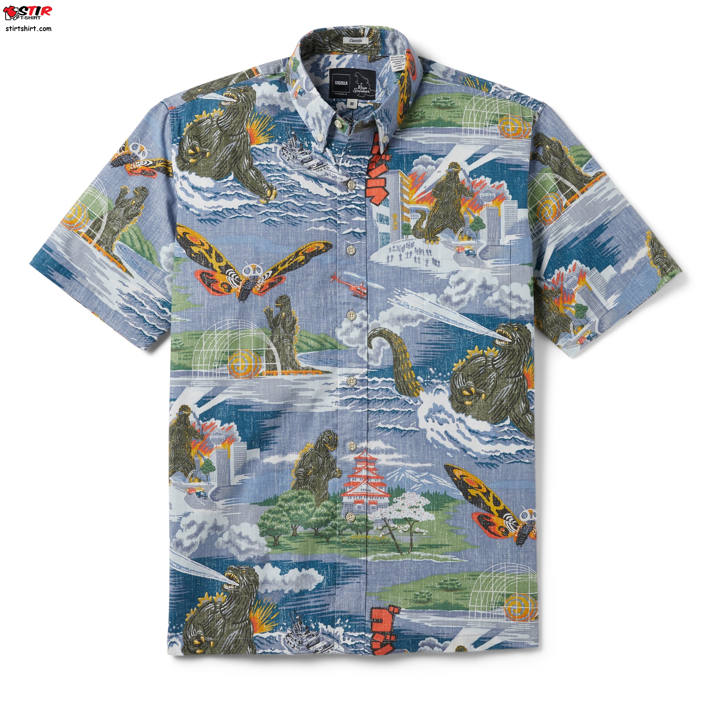 Godzilla Hawaiian Shirts Are Here Just In Time For Summer  Transformers 