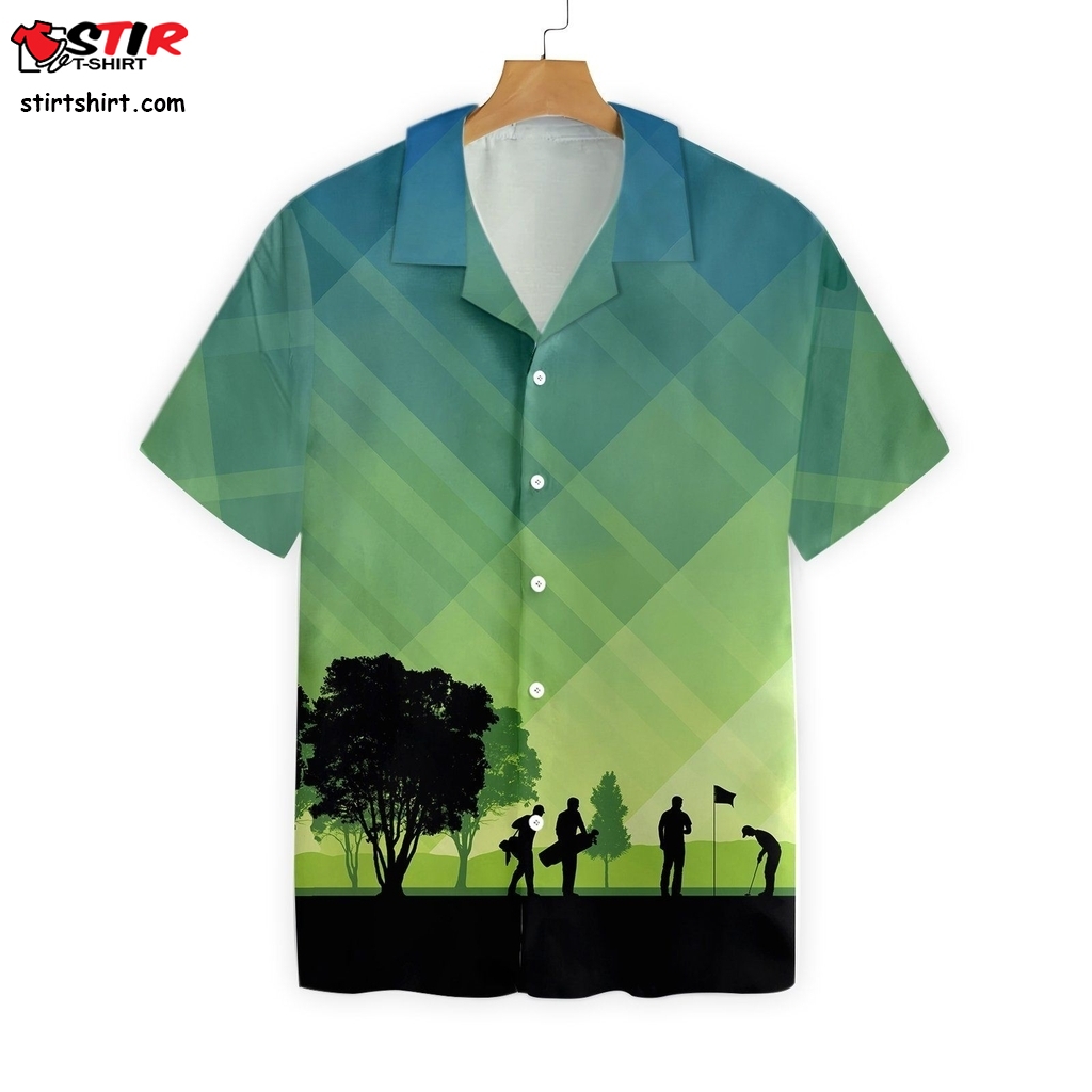 Golf Stock Illustration V2 Ez14 1101 Hawaiian Shirt  Golf s