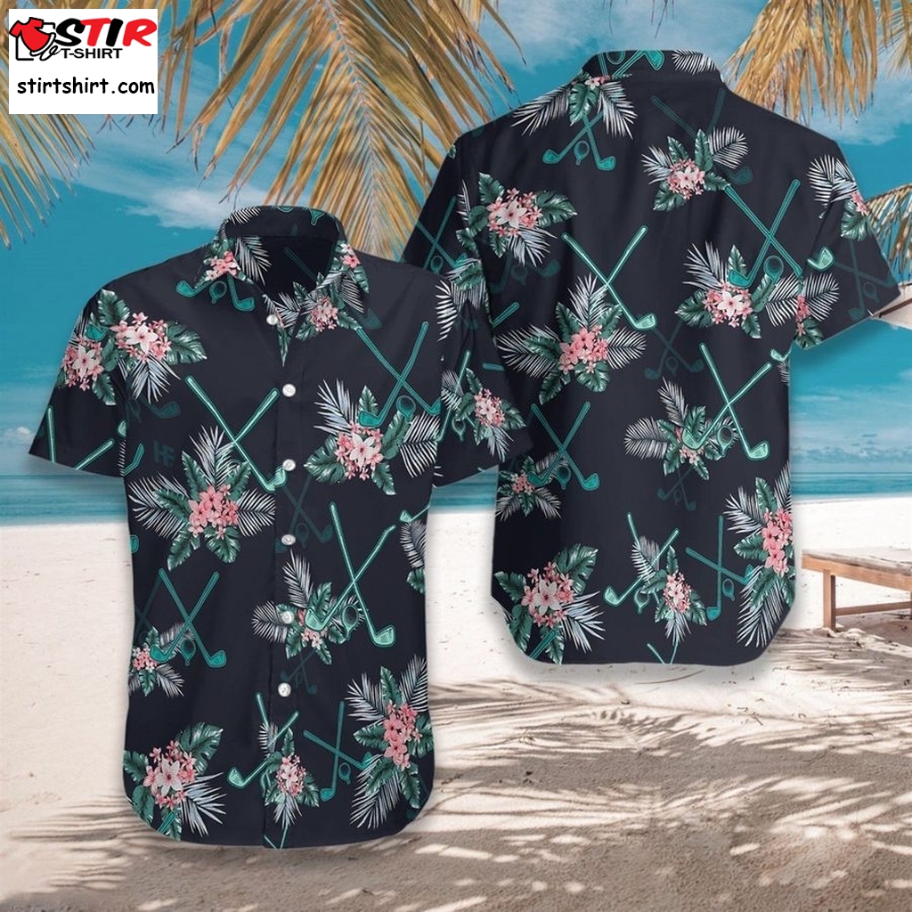 Golf Tropical Hawaiian Shirt  Golf s