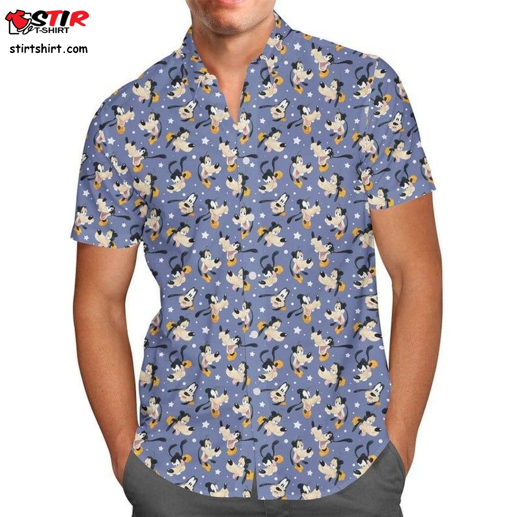 Goofy Cartoon Disney For Men And Women Graphic Print Short Sleeve Hawaiian Casual Shirt Y97  Disney s