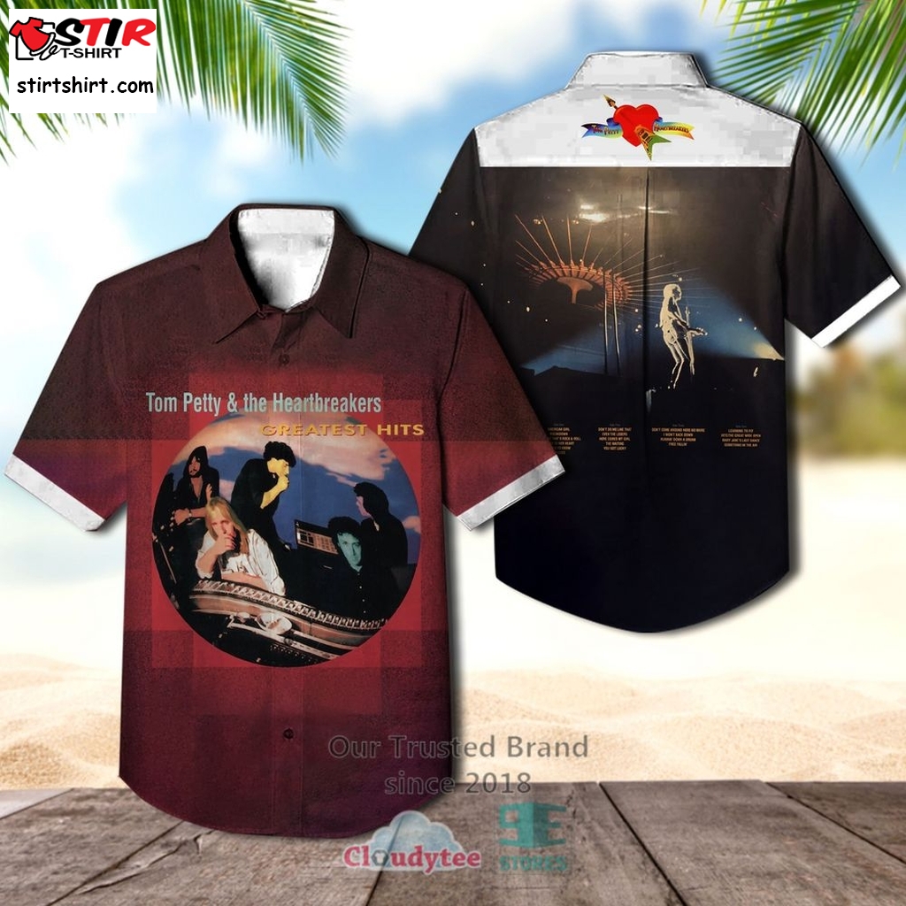 Greatest Tom Petty Hawaiian Shirt    Pierre Cardin 