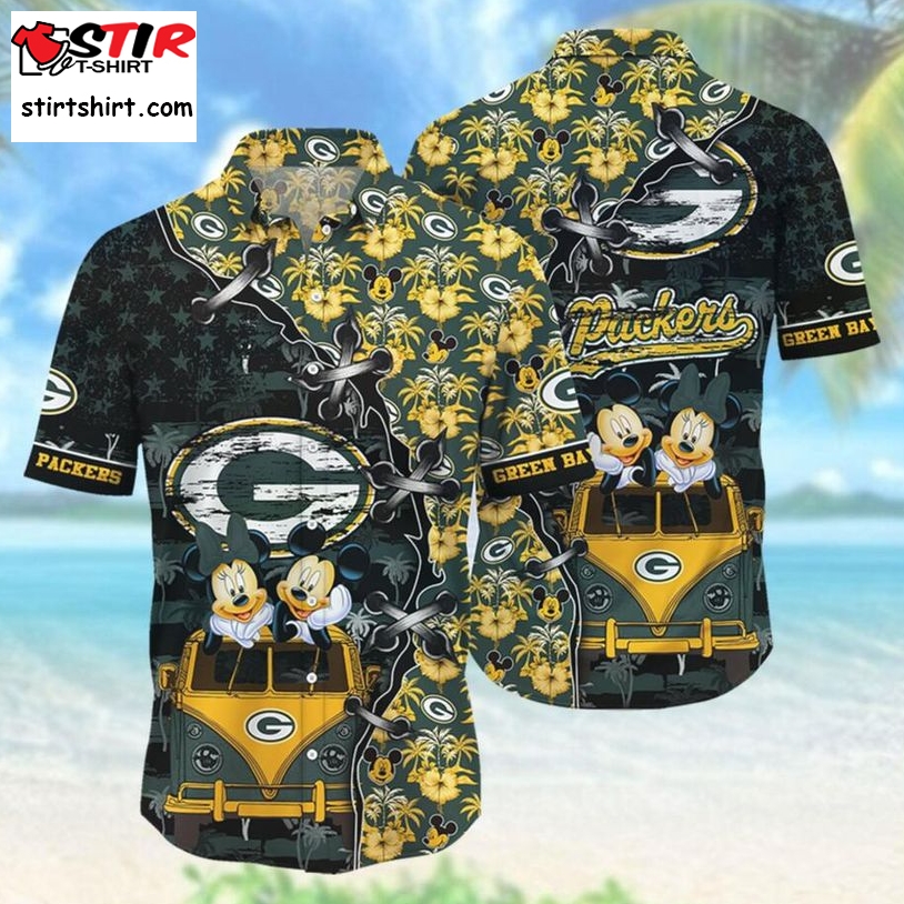 Green Bay Packers Hawaii Shirt Style Hot Trending 3D Hawaiian Shirt  Green Bay Packers 
