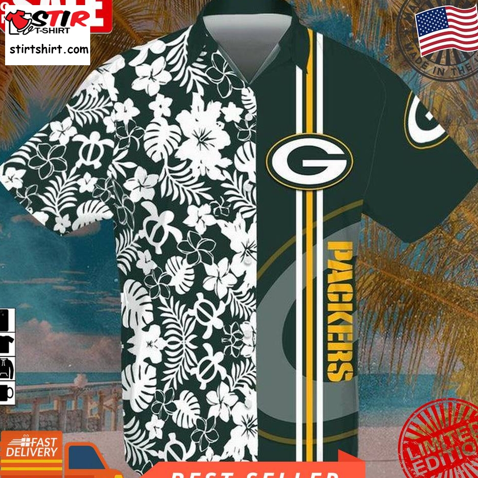 Green Bay Packers Nfl Football Sport Logo Cool Hawaiian Graphic Print Short Sleeve Hawaiian Shirt Size S   5Xl  Green Bay Packers 