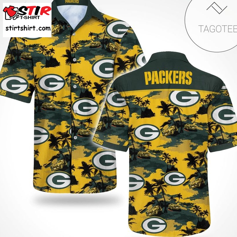 Green Bay Packers Tommy Bahama Authentic Hawaiian Shirt 2023  Green Bay Packers 