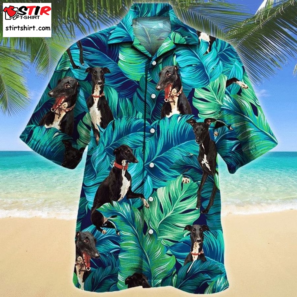 Greyhound Dog Hawaiian Shirt  How To Tie A  In The Front