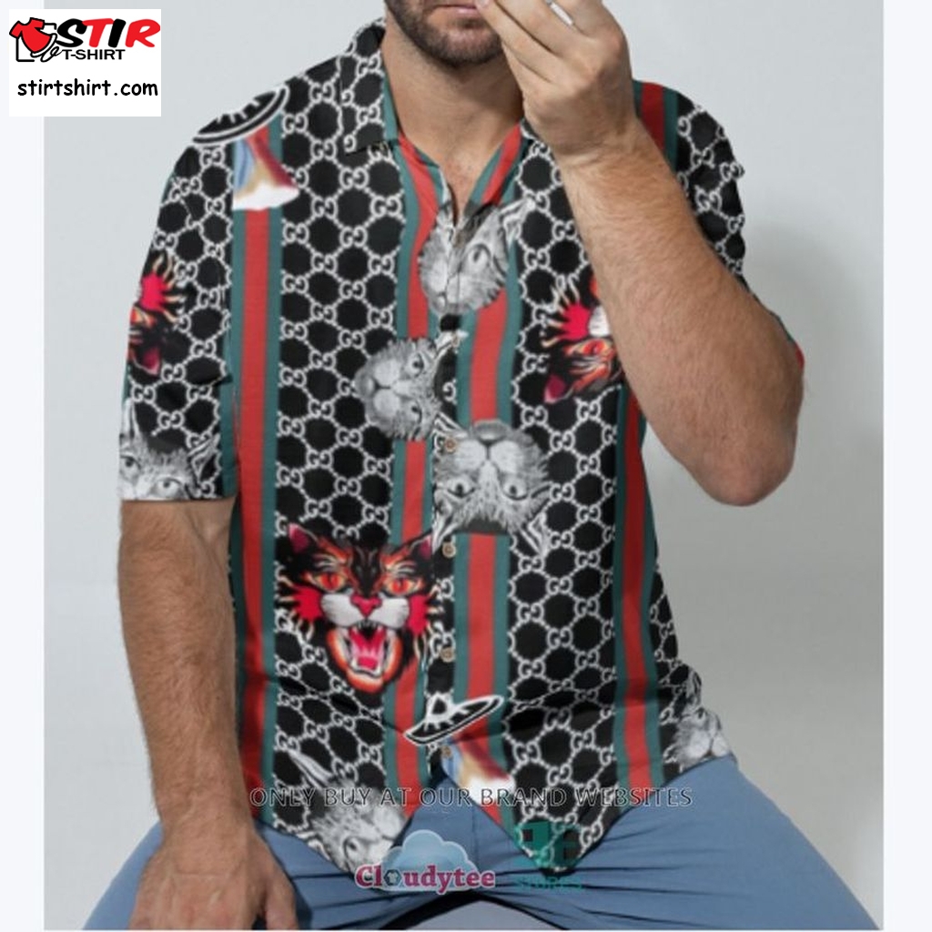 Gucci Rose Vintage For Fans Summer Set Hawaiian Shirt Gucci - StirTshirt