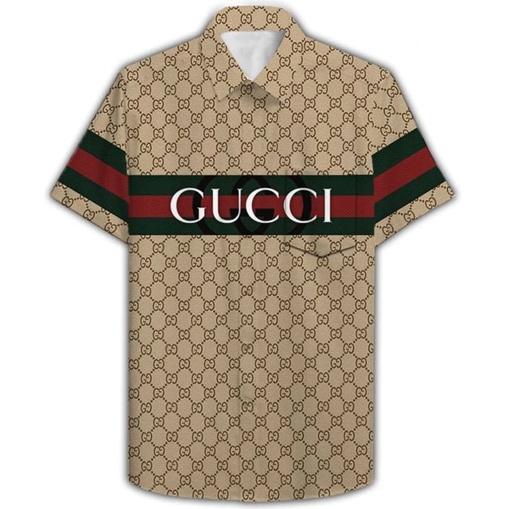 Gucci Logo Luxury Brand Hawaiian Shirtpng  Gucci 