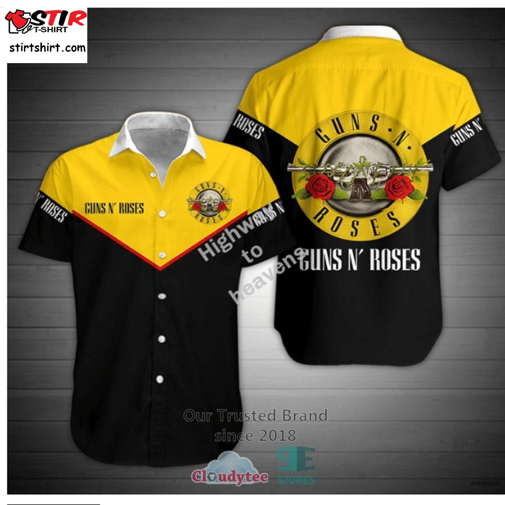 Guns N' Roses Gun N Roses Casual Hawaiian Shirt  