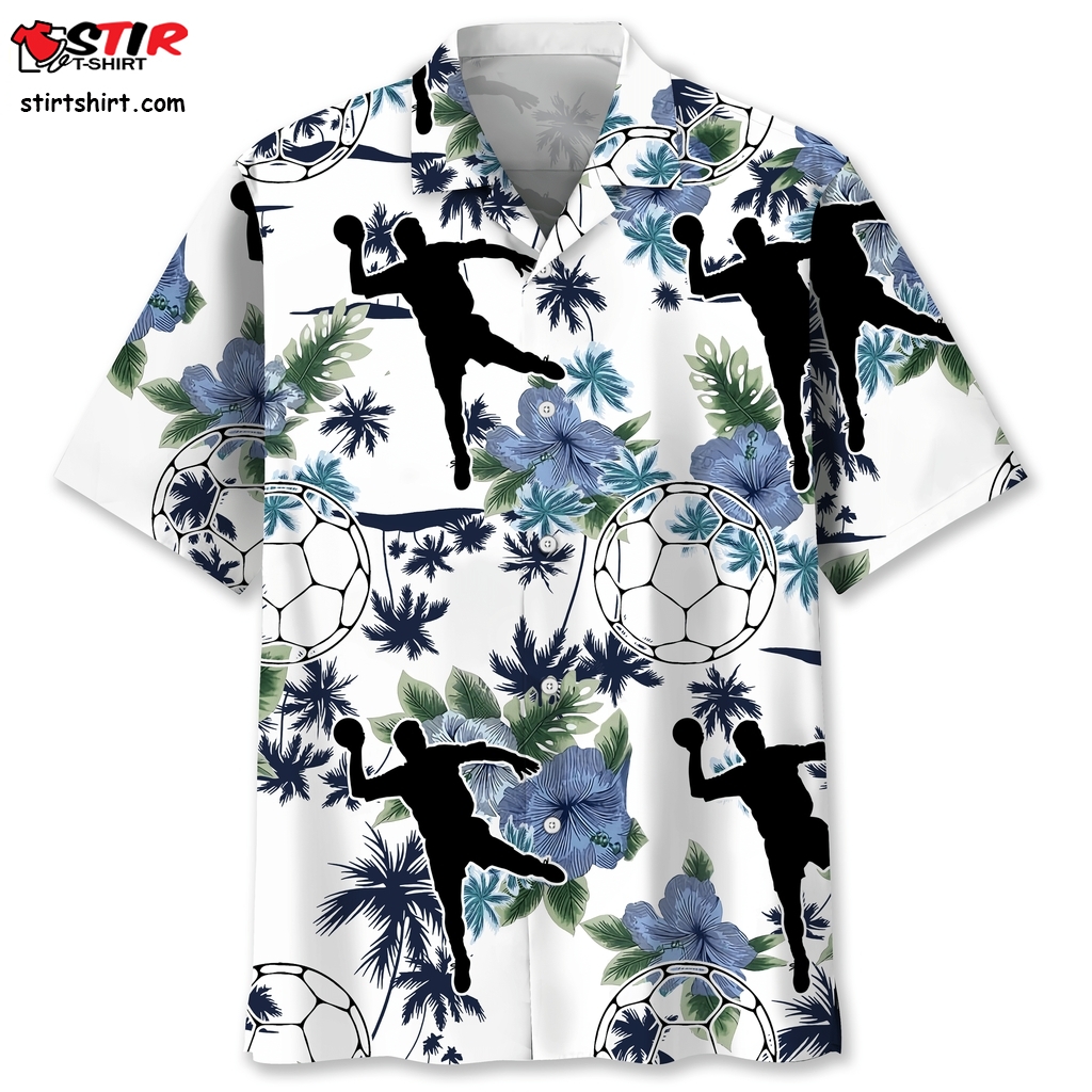 Handball White Nature Hawaiian Shirt  Hawaiian Dad Shirt