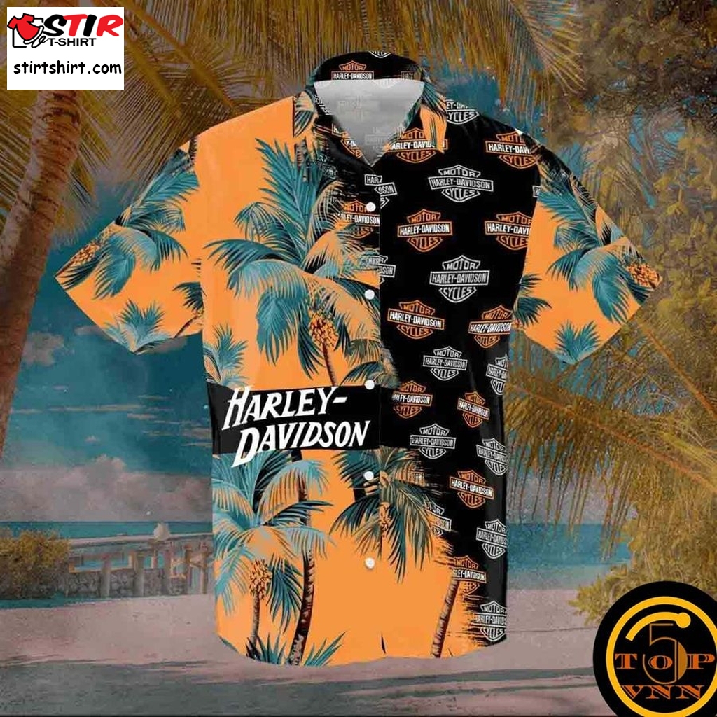 Harley Davidson Hawaiian Shirt  Harley Davidson 