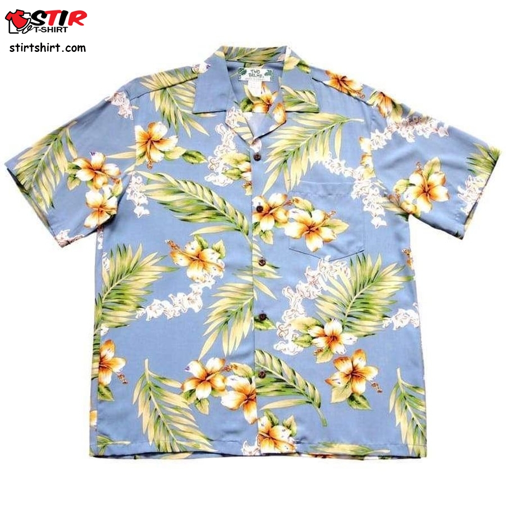 Hawaii Shirt Atoll Blue  Zx9012  Blue Sky Inn 